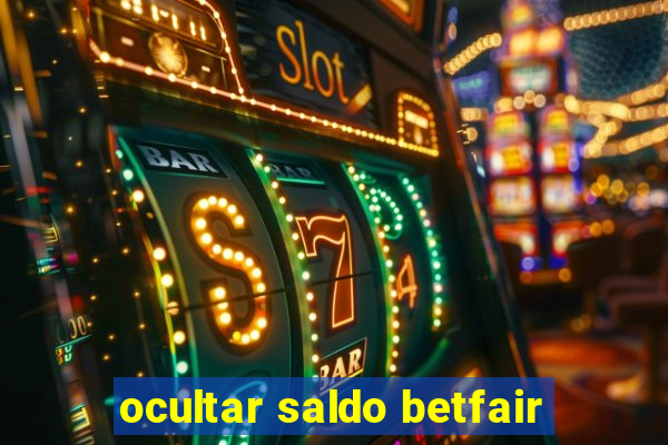 ocultar saldo betfair